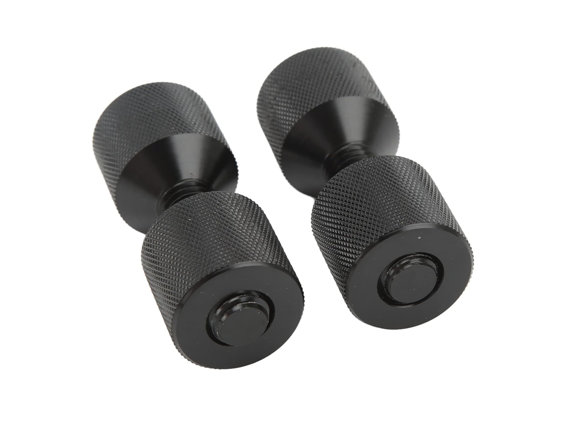 Conjunto Genérico De 2 Pinos Alinhamento Flange Dois Furos, Conectores De Alumínio Preto Para Máquinas Grande Porte