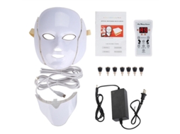 Máscaras Faciais e para o Pescoço com Iluminação Led, Dispositivo Antiacne, Clareador e Rejuvenescedor da Pele. MDUG
