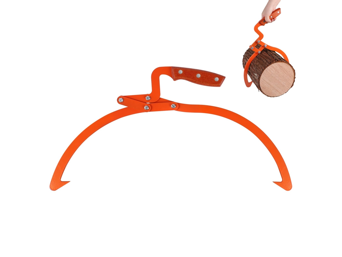 Pinça Florestal Para Troncos Até 50,8 Cm (20 Polegadas), Aço, 600 Kg De Força De Tração, Laranja