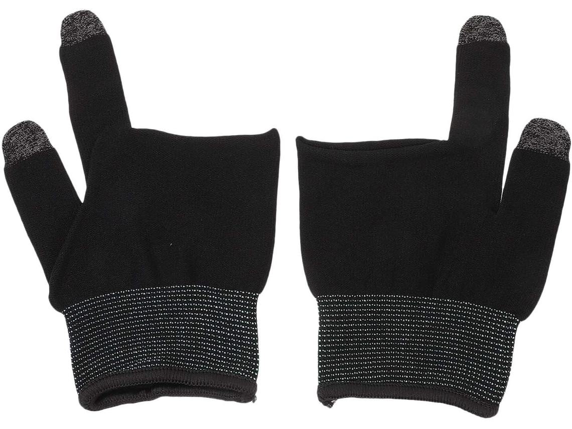 Luvas Para Jogos Toddmomy Respiráveis E Elásticas Com Tela Sensível Ao Toque Celulares, Com Proteção Para Meio Dedo E