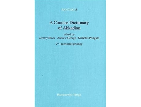 Livro Concise Dictionary of Akkadian Santag de Jeremy Black (Inglês)