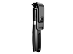 Kyy Selfie Stick Tripé Bluetooth Sem Fio Extensível Dobrável Controle Remoto Universal para Smartphones Preto