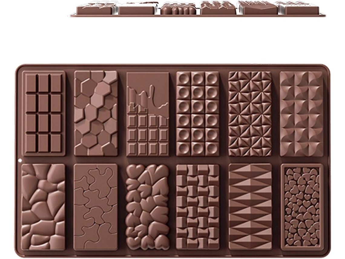 Formas Barras De Chocolate, Formas Doces De Chocolate