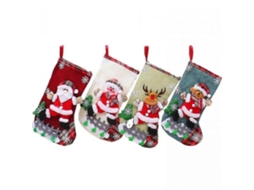 Sacola De Presente Para Meias De Natal , Sacola De Doces, Enfeite De Natal, Pingente, Meias Olysi Shop (cerveja)
