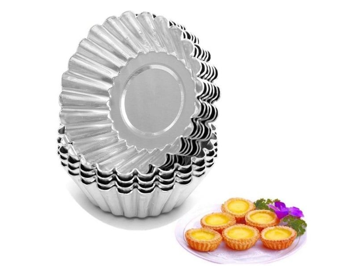 Formas De Alumínio Para Muffins E Cupcakes, Utensílios Confeitaria, Forma Gelatina Quente, Assadeiras, 20 Unidades