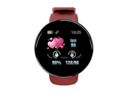 Pulseira Inteligente Esportiva D18 Com Monitor De Pressão Arterial E Frequência Cardíaca, Pedômetro E Medidor De Fitness (2025)