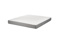 Colchão duplo de média firmeza BELIANI Fantasy de Poliéster Branco 180x200x20