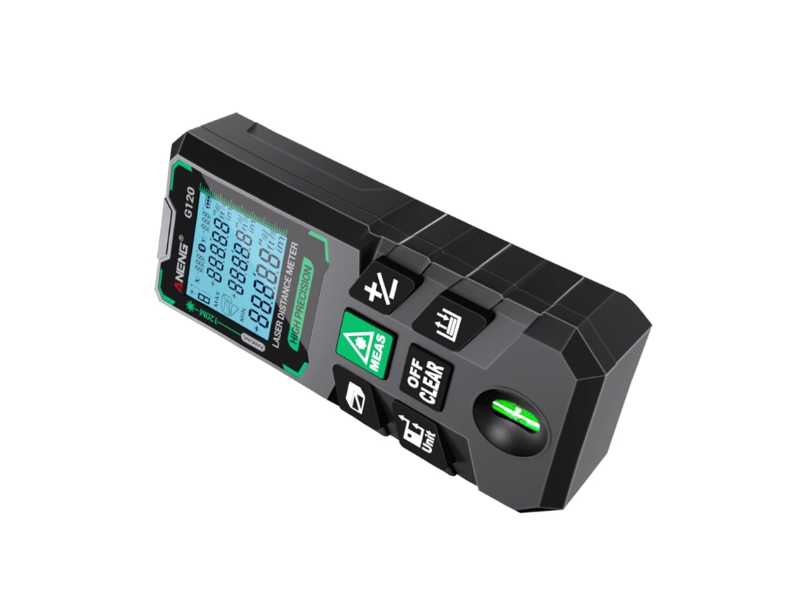 Medidor Laser Inteligente Aneng G120 De Precissão Com Armazenamento De Dados