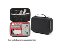 2026 mochila de Armazenamento Antichoque para Dji Mini 2 Fly More Combo Acessórios de Drone Caixa de Transporte Preto/vermelho