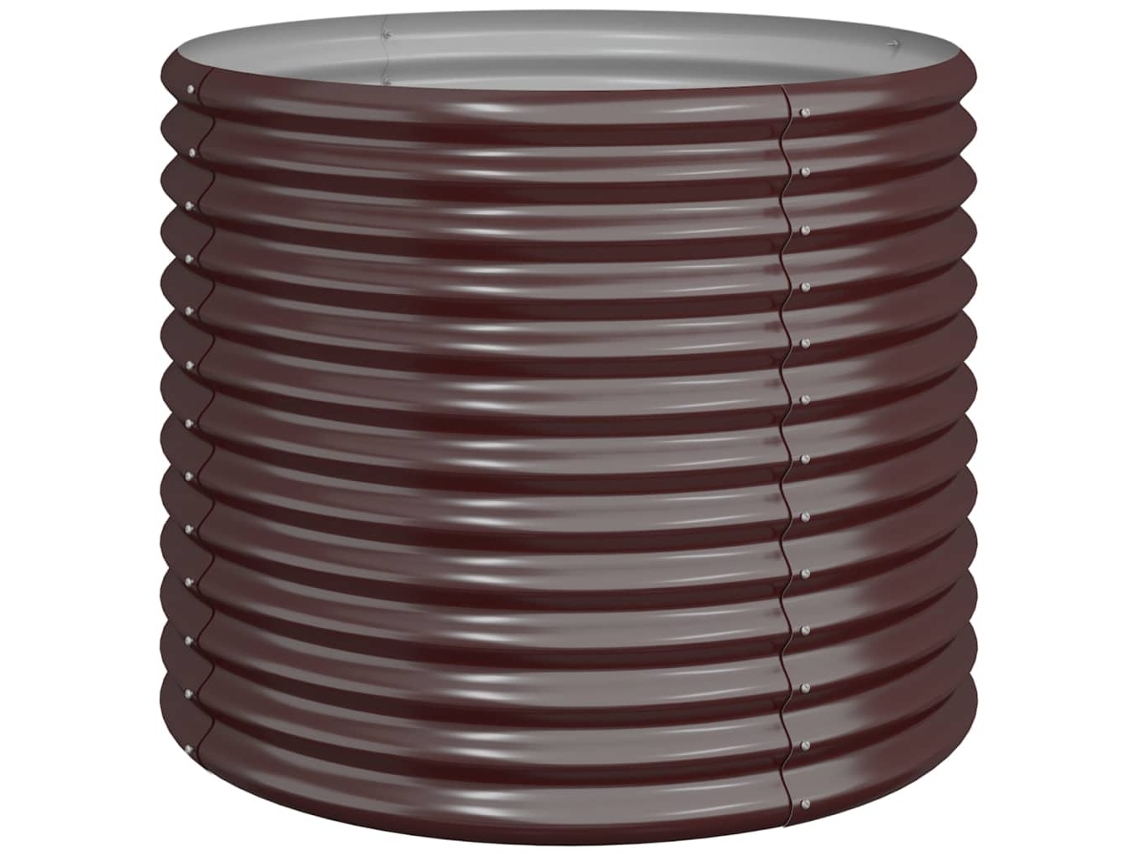 Garden Planter, Garden Planters Vidaxl Marrom Aço (80 X 80 X 68 Cm)