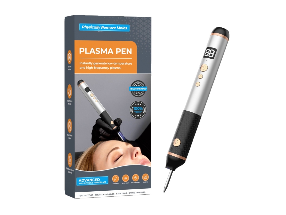 Caneta De Plasma A Laser Chrui 15 Níveis Ajustáveis Para Remover Manchas, Pintas E Verrugas