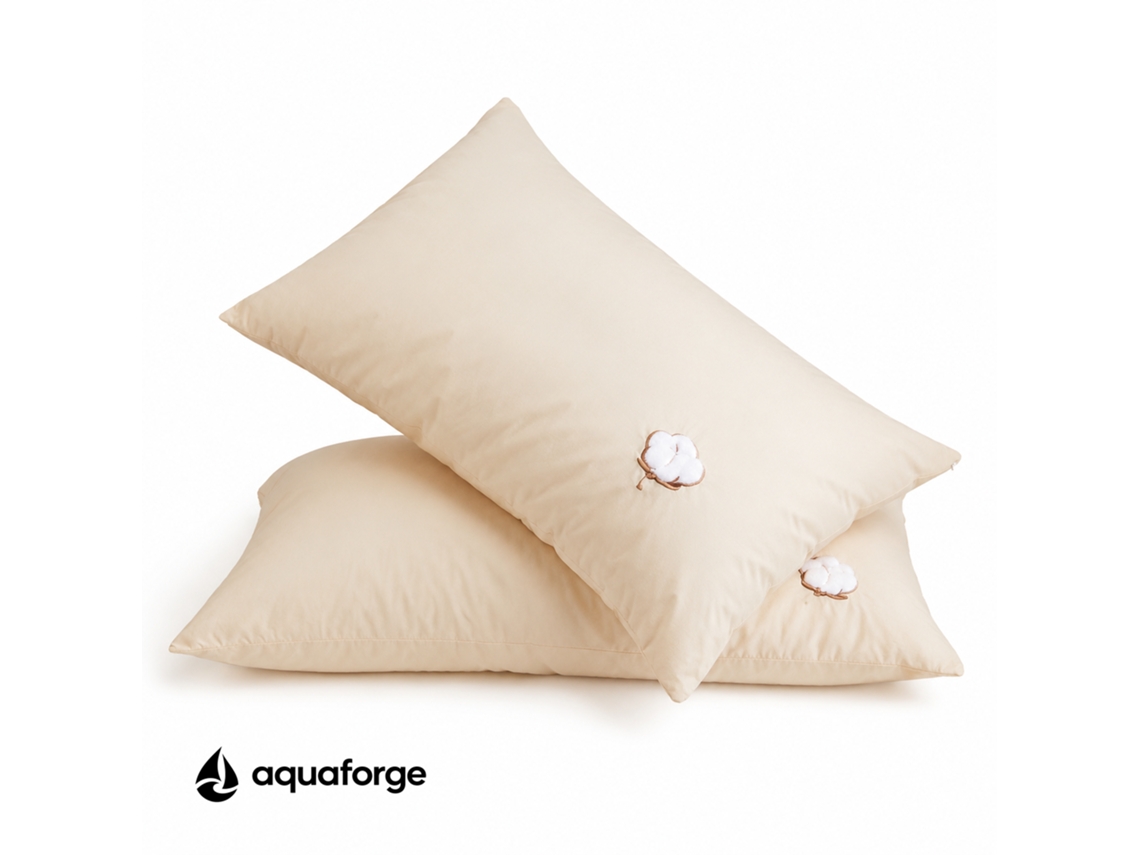 Almofada Cervical Ergonómica Algodão Respirável 30 X 50 Cm