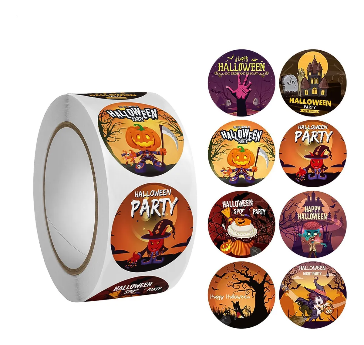 Etiquetas autoadesivas de Halloween