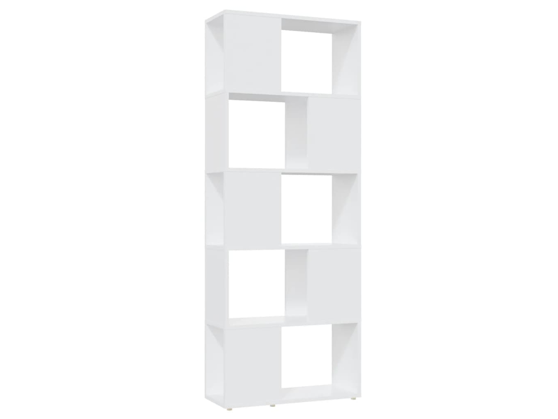 Book Cabinet, Book Cabinets Vidaxl Branco Madeira Processada (60 X 24 X 155 Cm)