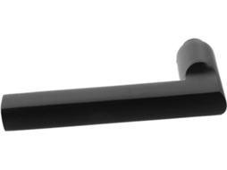Puxador De Porta Com Design Elegante Para Quarto E Banheiro, Em Alumínio Preto, Universal E Resistente