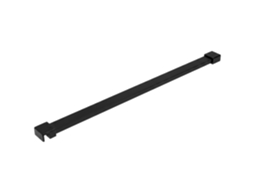 Braço De Vidro Do Chuveiro Rea 150 Cm Preto