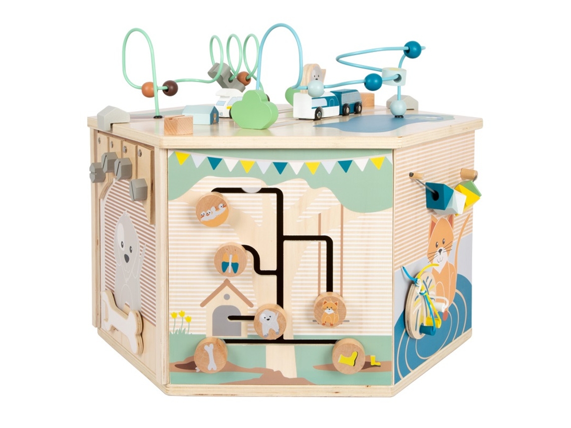 Jogo Educativo SMALL FOOT COMPANYXxl Pets Motor Activity Cube (Idade Mínima Recomendada: 1 ano)