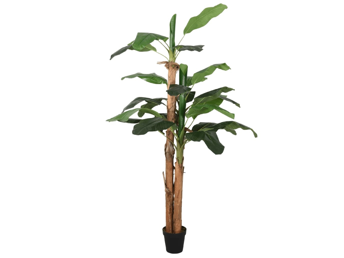 Vidaxl Bananeira Artificial 19 Folhas 180 Cm Verde