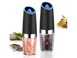 Conjunto De Moedor Elétrico De Sal E Pimenta Aisiting, Moedor Automático De Pimenta E Sal A Bateria. PENGDSJE