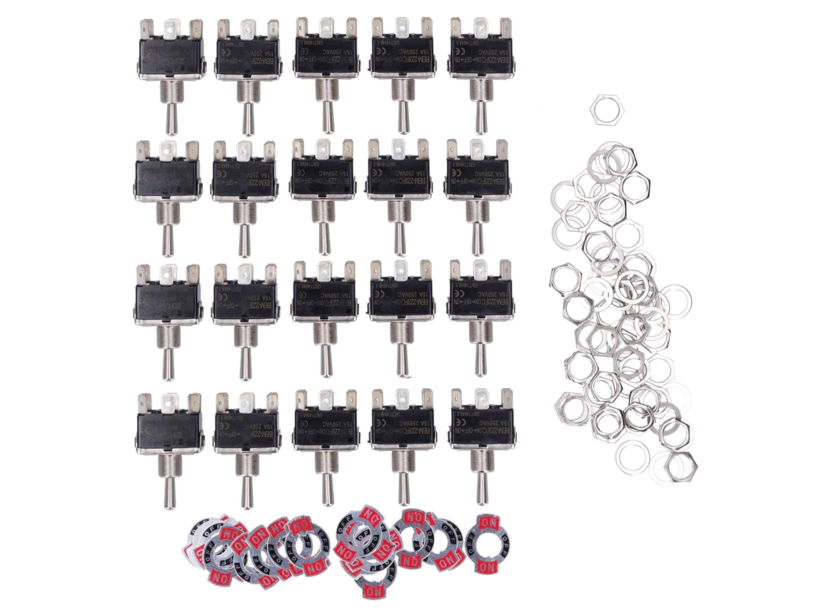 Laxiscreed Berm Mini, Comutador De Três Posições Com Led Para Eletrónica