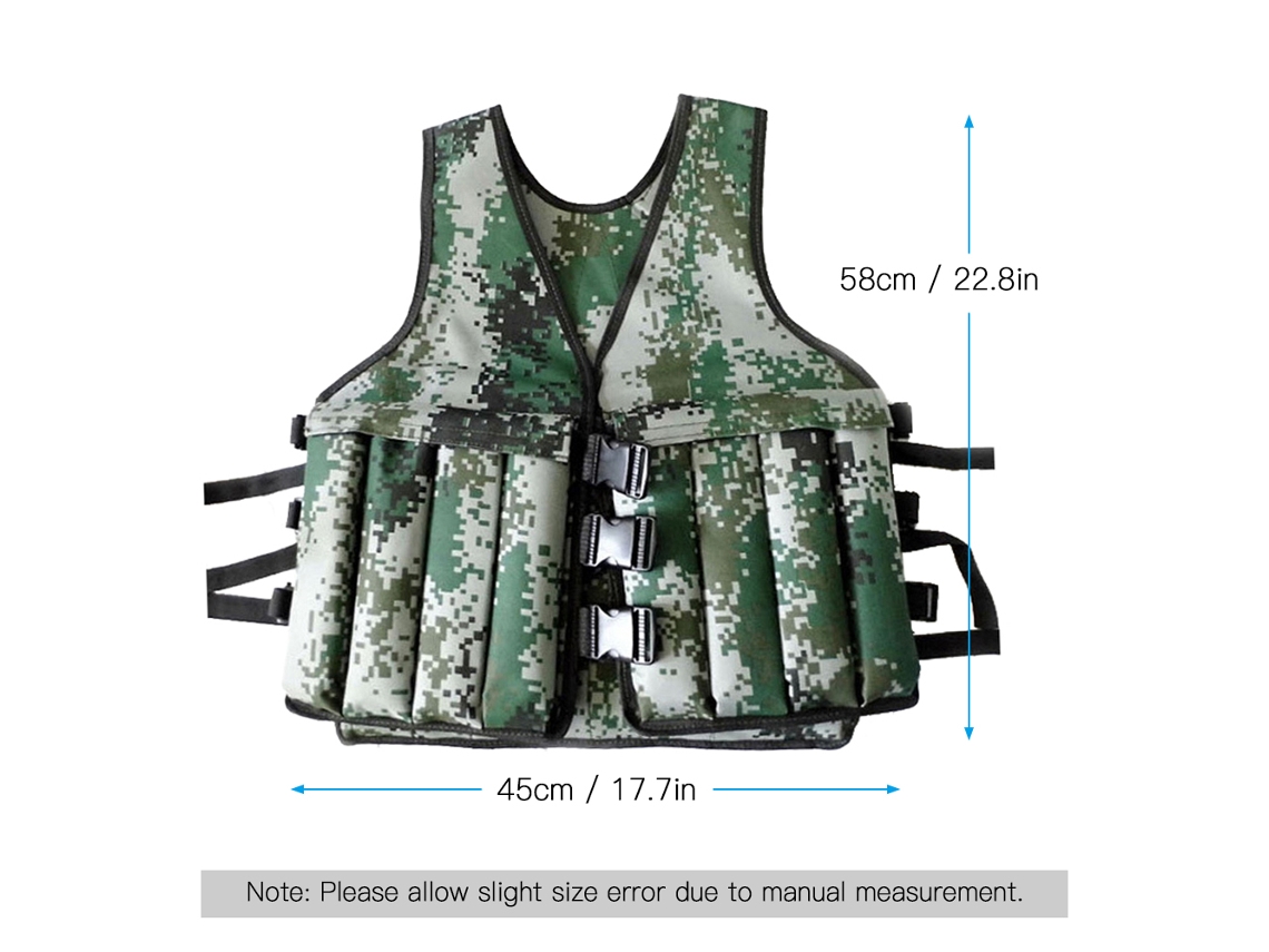 2026chaleco Peso Ajustable Para Hombres Ejercicio Entrenamiento Running Cardio Sin Peso