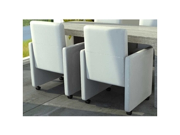 Vidaxl Cadeiras De Jantar 2 Pcs Couro Artificial Branco