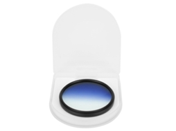 Filtro Gradiente 67mm Para Lentes Slr Junestar Para Cámaras Canon Nikon Sony Olympus Fuji Azul