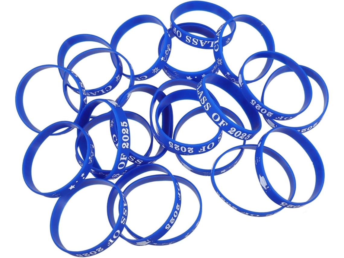 Artigos Para Festa De Formatura Operitacx Pulseiras de Silicone Estudantes, Pulseiras Decorativas, Acessórios Para Eventos
