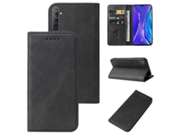Capa De Couro Com Fecho Magnético Para Realme X2