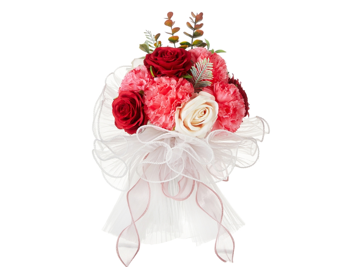 Laxiscreed Bouquet De Flores Artificiais Para Casamento De Alta Qualidade E Presente Para Namorada