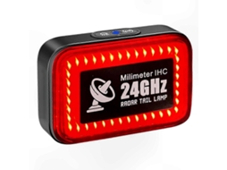 Lanterna Traseira Com Alerta De Radar, Sensor Inteligente E Led À Prova D'água Para Maior Segurança No Ciclismo.