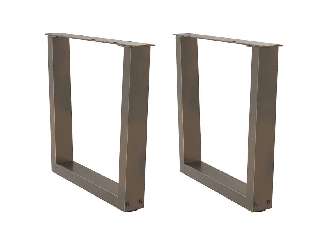Coffee Table Leg, Coffee Table Legs Vidaxl Marrom Aço (50 X (42-43.3) Cm)