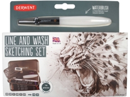 Estojo Metálico DERWENT com conjunto para Sketching