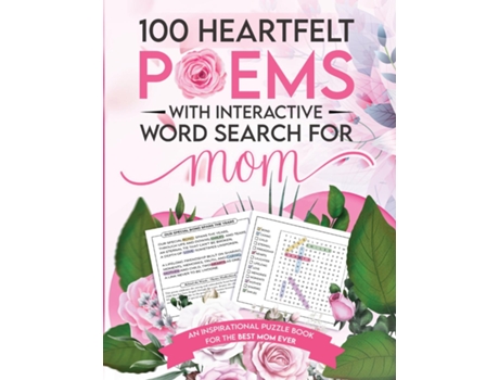 Livro 100 Heartfelt Poems with Interactive Word Search for Mom de Grandpa Vince (Inglês)
