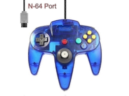 Pacote Com 2 Controles Clássicos Com Fio Para N64, Jogos Retrô De 64 Bits, Joystick De Substituição Ly Ebike