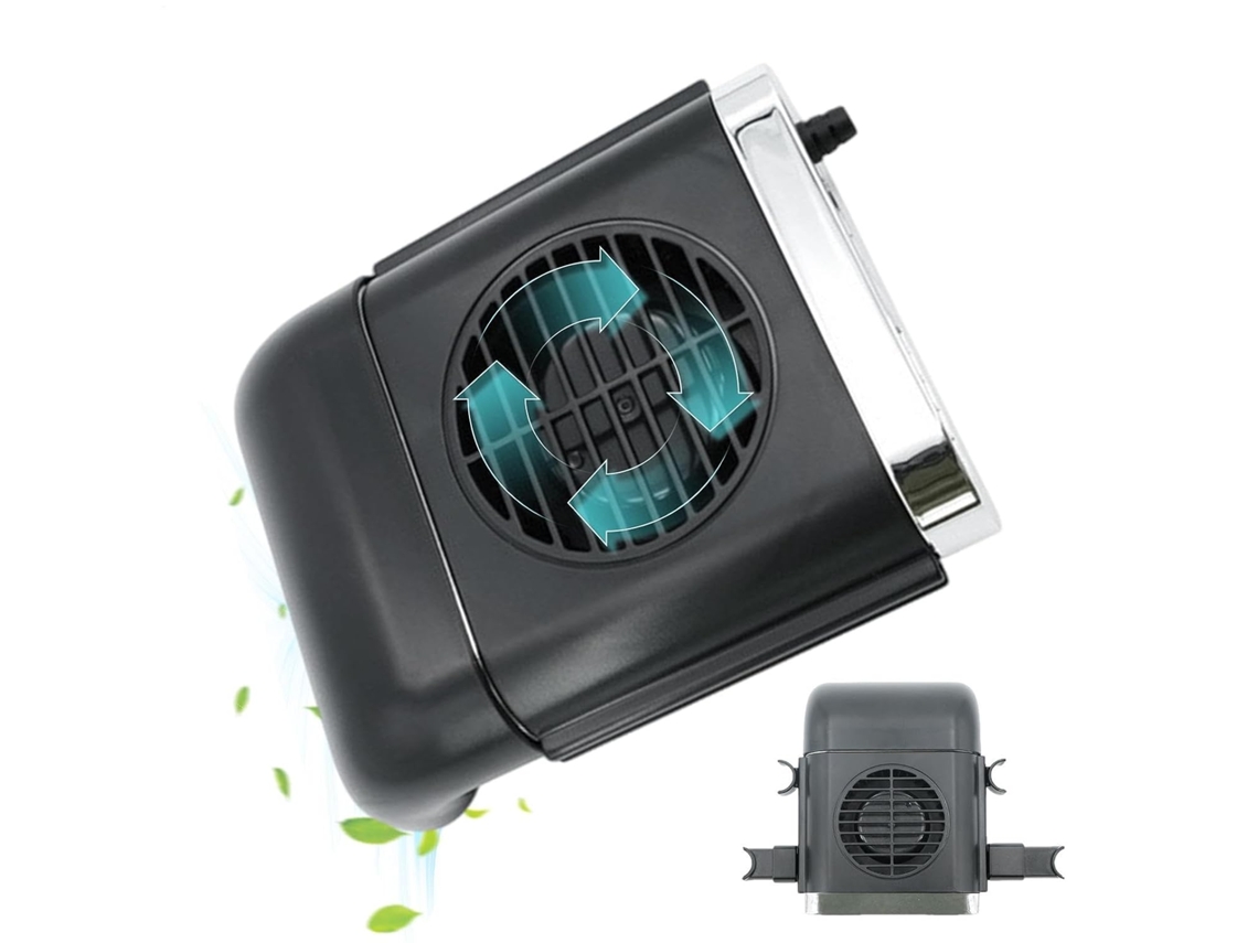 Ventilador De Alta Velocidade Para Assento Carro, Recarregável Via Usb Sem Fio