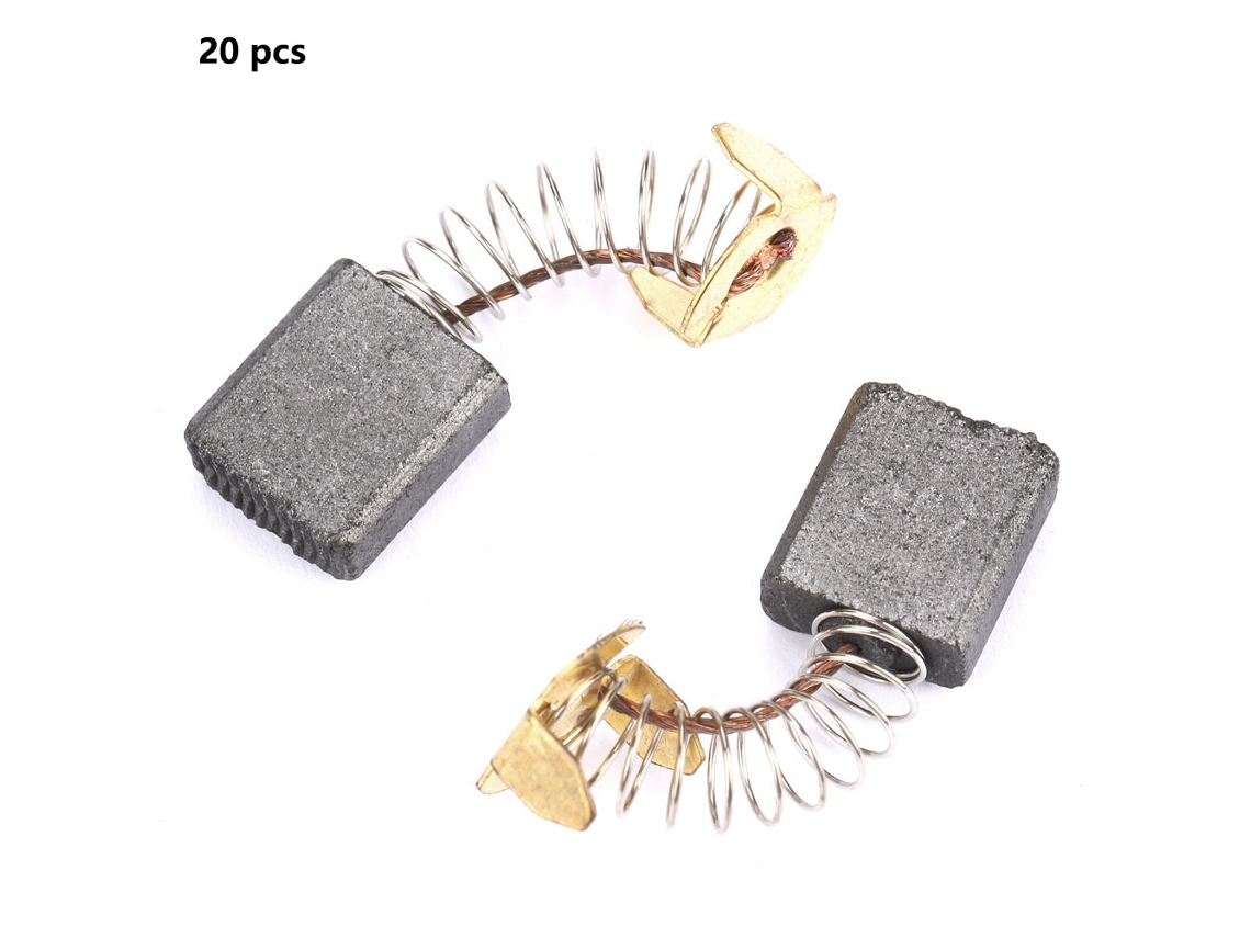 20 escovas de carvão para substituição de motor elétrico 153 (6*13*17mm)