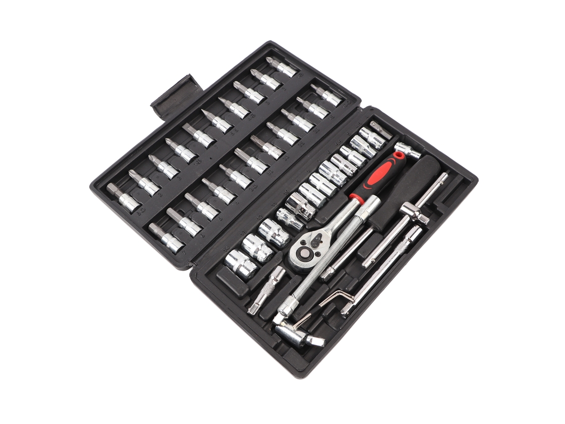 Laxiscreed Kit De Ferramentas Automóvel Para Reparação Com Chaves Hex E Chave De Rato