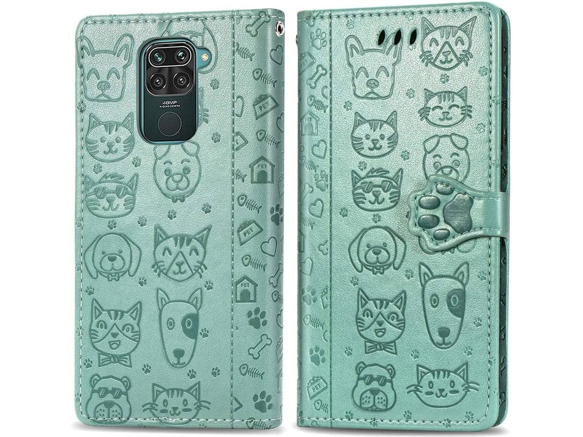 Capa Xiaomi Redmi Note 9 HONGWE. Livro Verde
