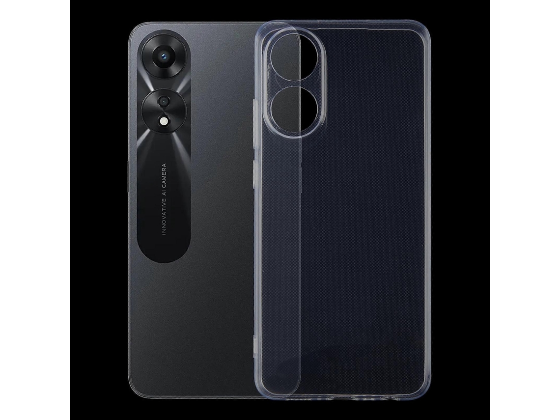 Capa De Tpu Transparente Ultrafina Para Oppo A78 4g