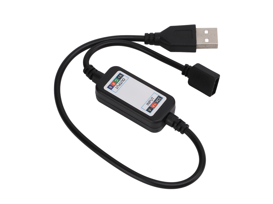 Controlador Led Rgb Bluetooth Com Música E Regulador De Luz Para Usb, Hotel, Bar, Ktv E Lar