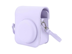 Bolsa Protetora para Mini Câmera Instantânea, Estojo de Pu com Alça de Ombro Ajustável para Fujifilm Instax Mini 12. TAISHENGDA