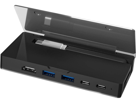 Hub  8 em 1 (Usb - Hdmi - Sd - Rj - Vga)