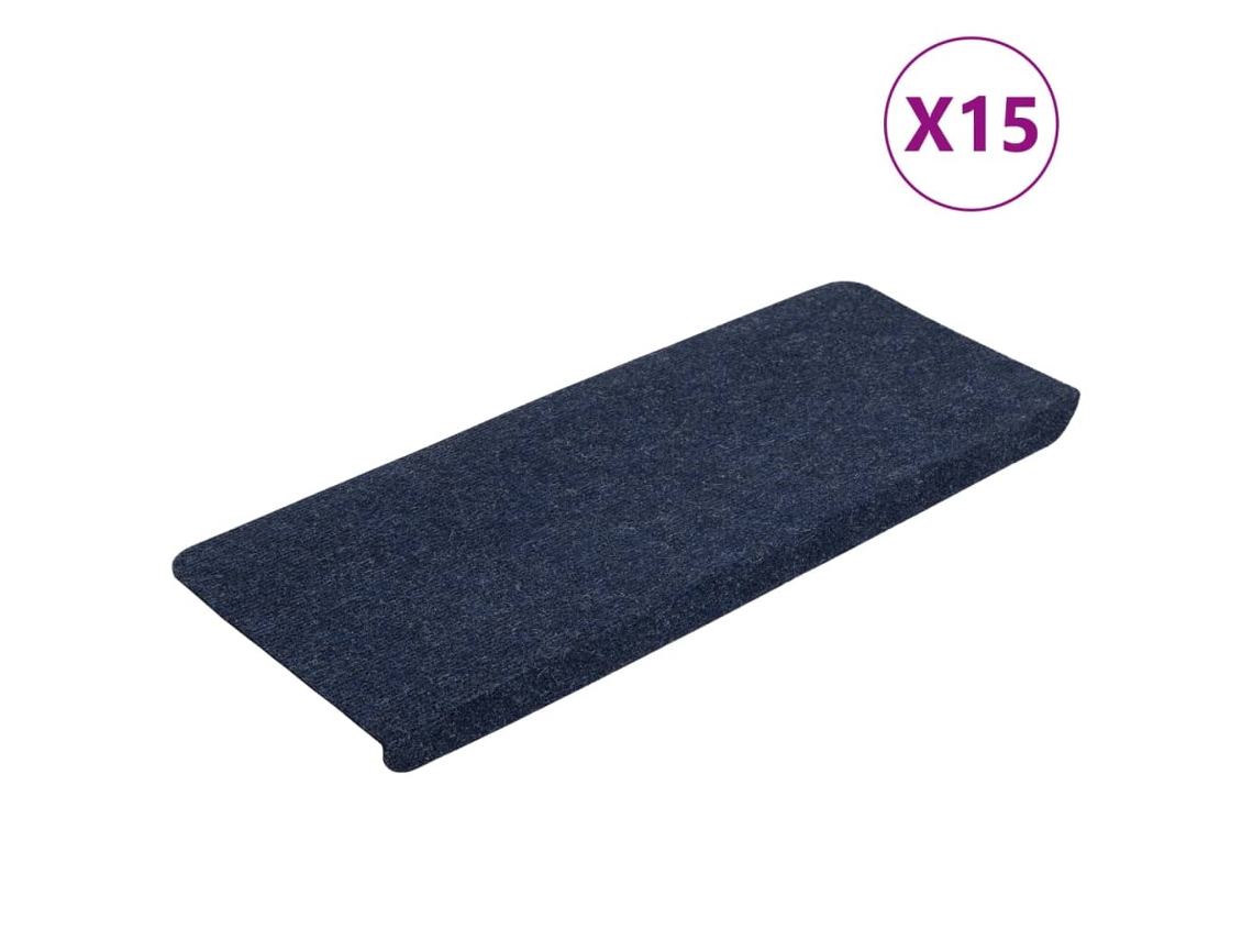 Stair Mat, Stair Mats Vidaxl Azul Tecido (65 X 24.5 X 3.5 Cm)