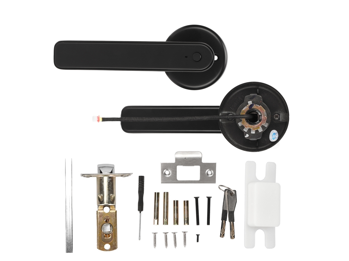Smart Dater para Porta, Entrada com Chave Única, Impressão Digital, Senha, Desbloqueio, Carregamento Usb para Mesa Brilvibera Home_ptg
