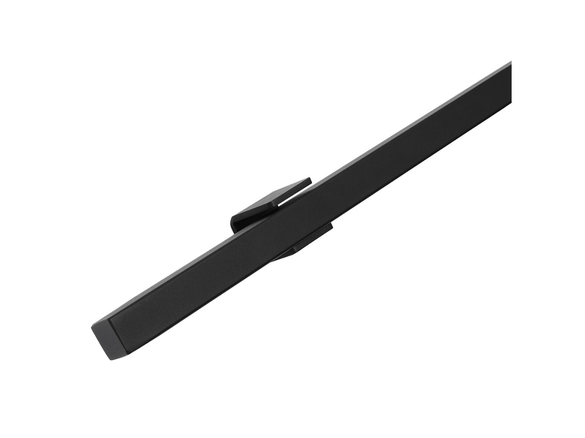 Corrimão Design Quadrado Preto 80 Cm 2 Suportes IVOL