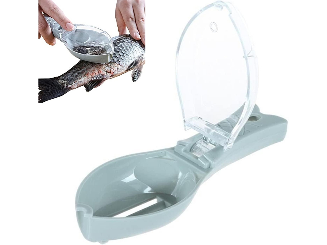 Lurelia Raspador De Escamas De Peixe, Acessório De Cozinha (azul)