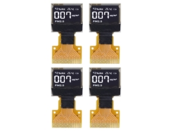 Display Oled Laxiscreed Com Interfaces Spi E I2c, Design Compacto De 16 Pinos