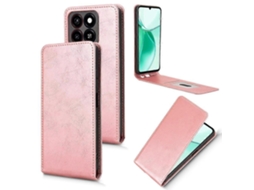Capa De Couro Com Flip Vertical Magnético Para Celular