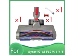 Escova Rotativa Com Design Anti-emaranhamento E Led Para Aspirador De Pó Sem Fio V7, V8, V10, V11 E V15.